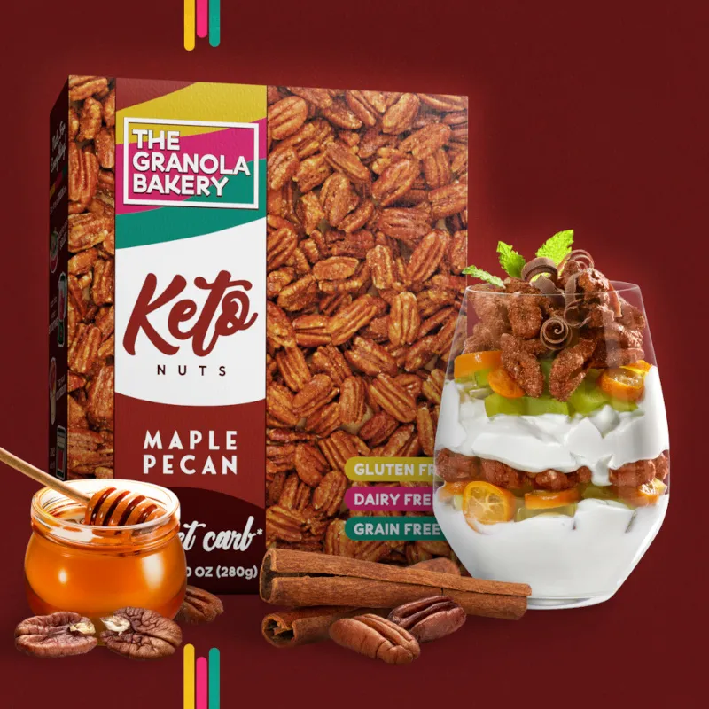 The Granola Bakery - Keto Nuts - Maple Pecan