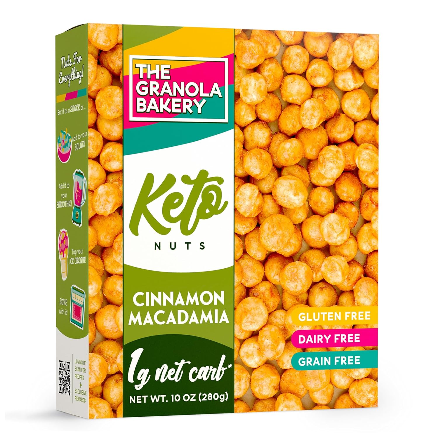 Keto Nuts - Cinnamon Macadamia (10 oz)